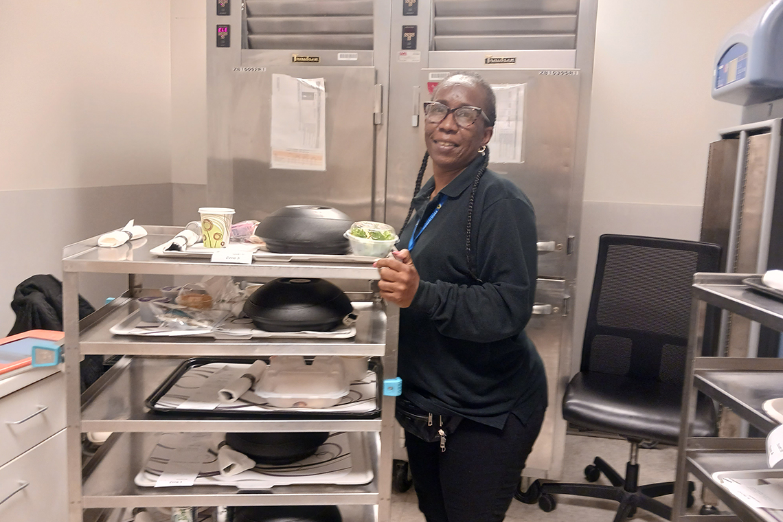 Johns Hopkins Hospital nutrition assistant Tonya Harrison 