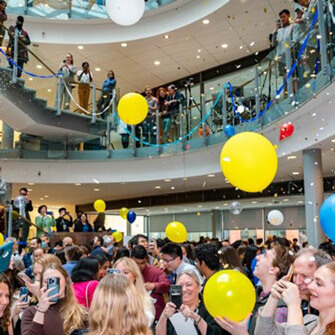 Students and loved ones celebrate Match Day.