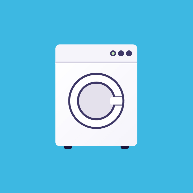 illustration of a washing machine