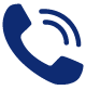 Phone Icon Dark Blue